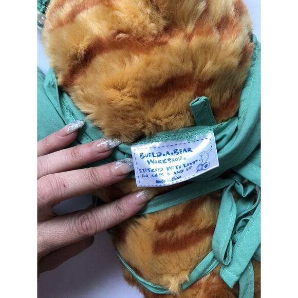 Build A Bear Kitty Cat Plush Orange Tabby BAB - Picture 6 of 6